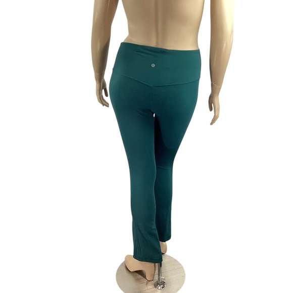 Lululemon Align Mini Flared Pants Extra Short Storm Teal Size 12 - Picture 5 of 7